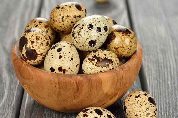 Quail egg til að auka virkni